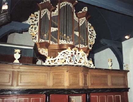 Het orgel in volle glorie